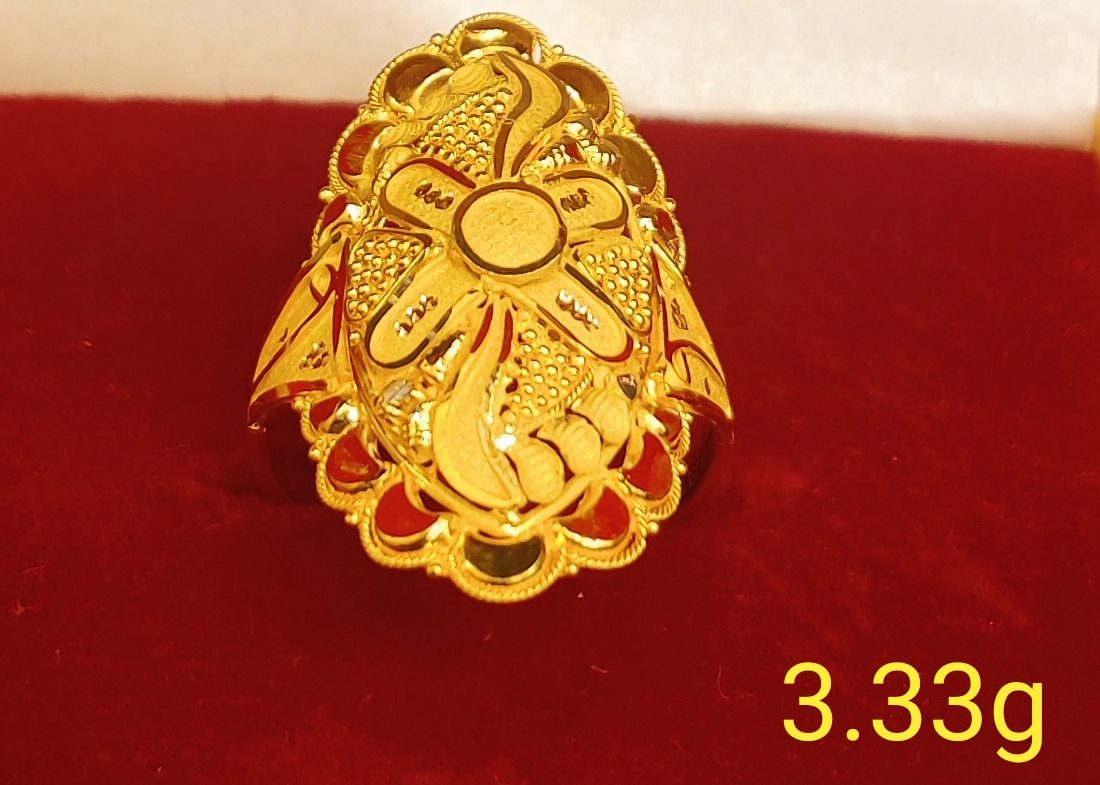 22 Carat Ladies Designer Fancy Gold Ring, 6 Grams at Rs 31000 in Jhunjhunun